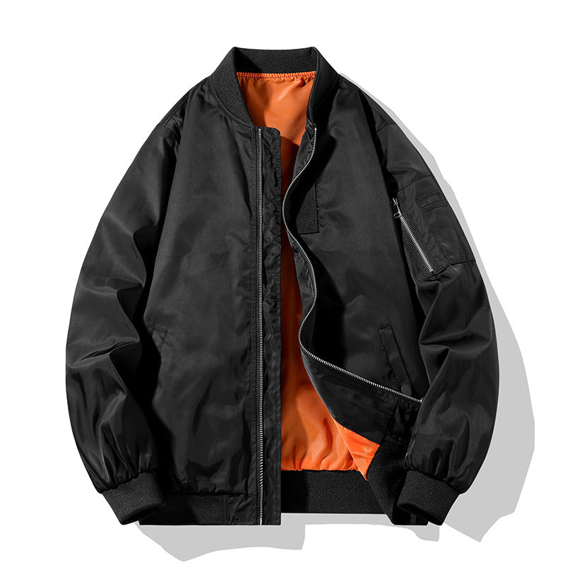 Jaqueta casual masculina, saco piloto Bomber